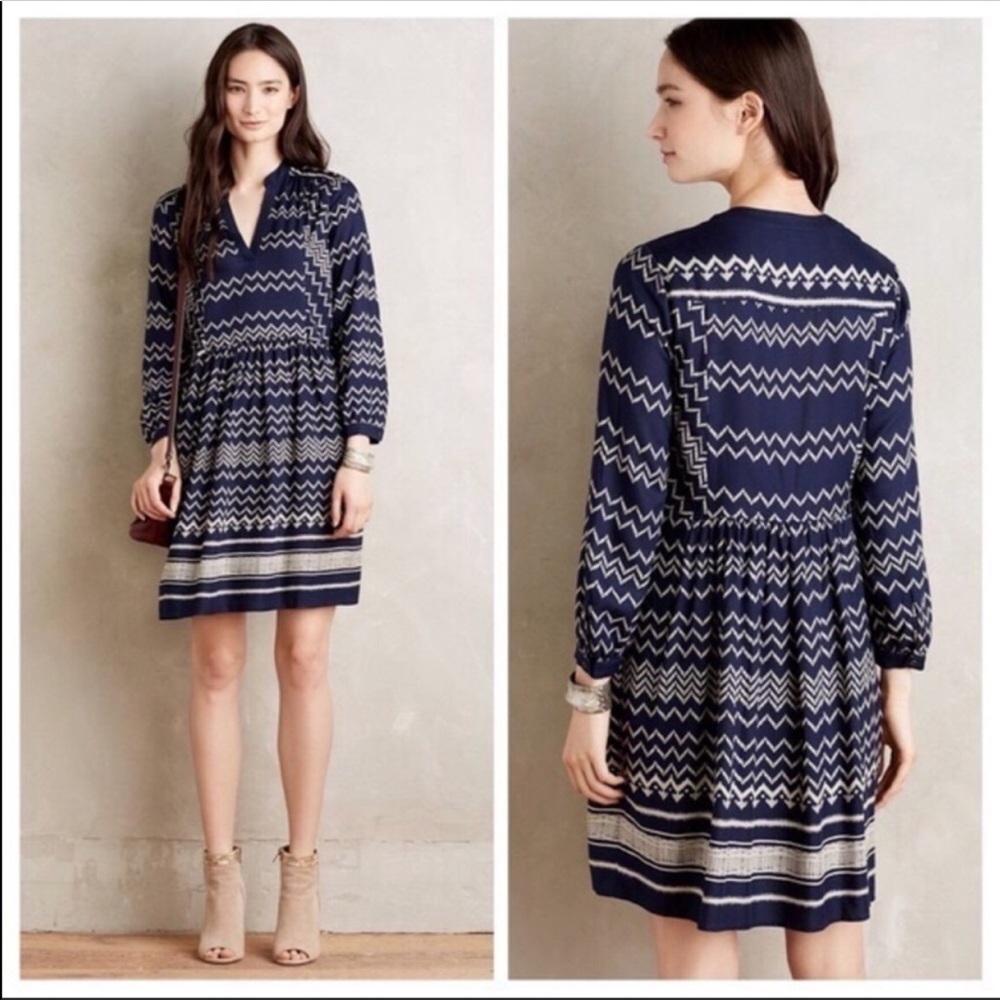 ANTHROPOLOGIE HOLDING HORSES DRESS - Picture 2 of 12